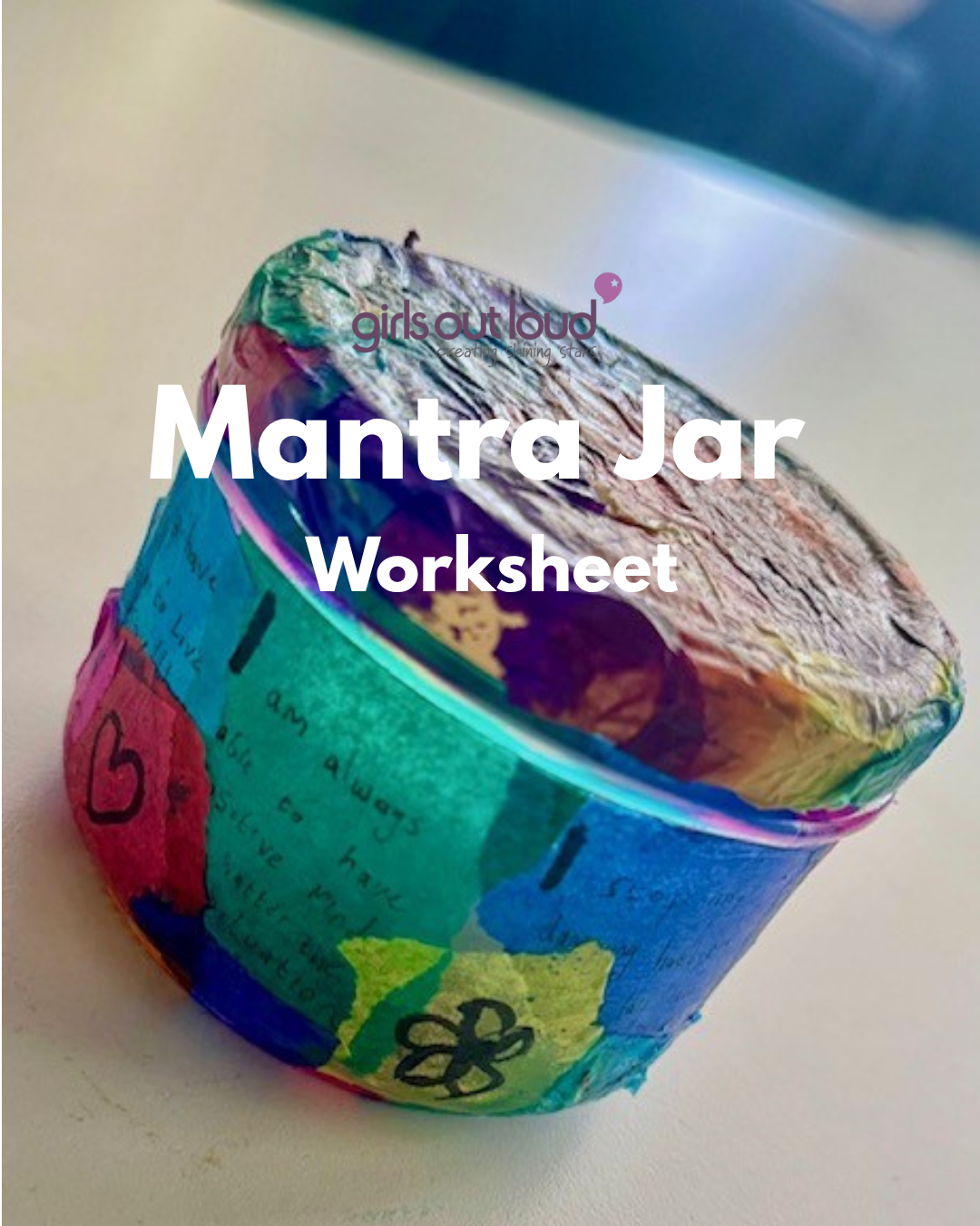 Mantra Jar - printable worksheets